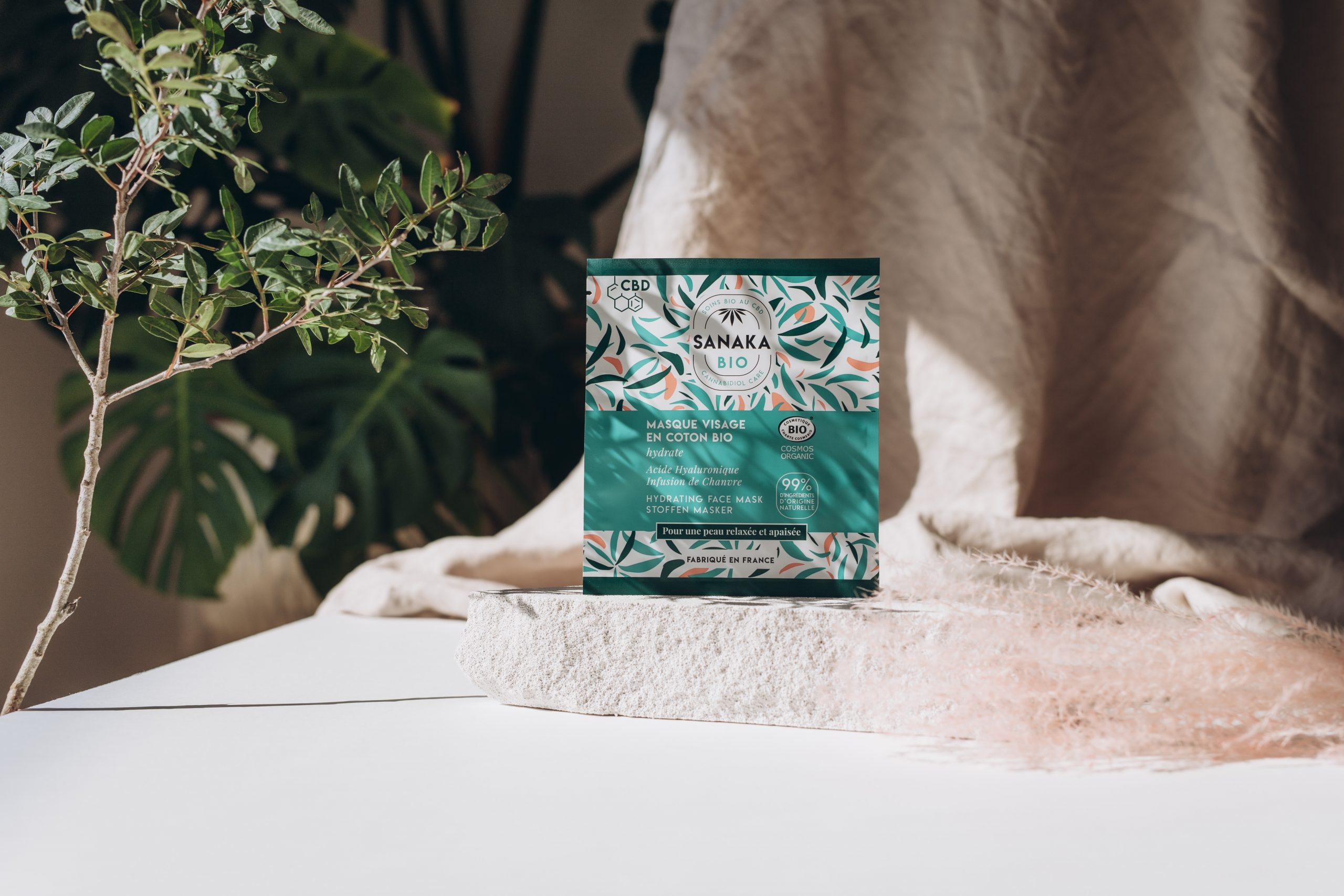 Deux masques hydratants bio